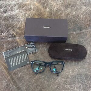 Tom Ford TF5480 001 Black Havana Square Eyeglasses Frames 56-20-145 Italy